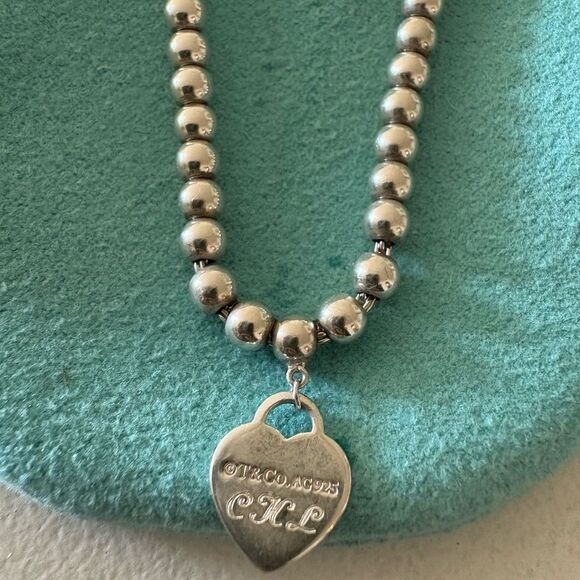 Tiffany & Co. Silver Heart Bracelet - Picture 2 of 5